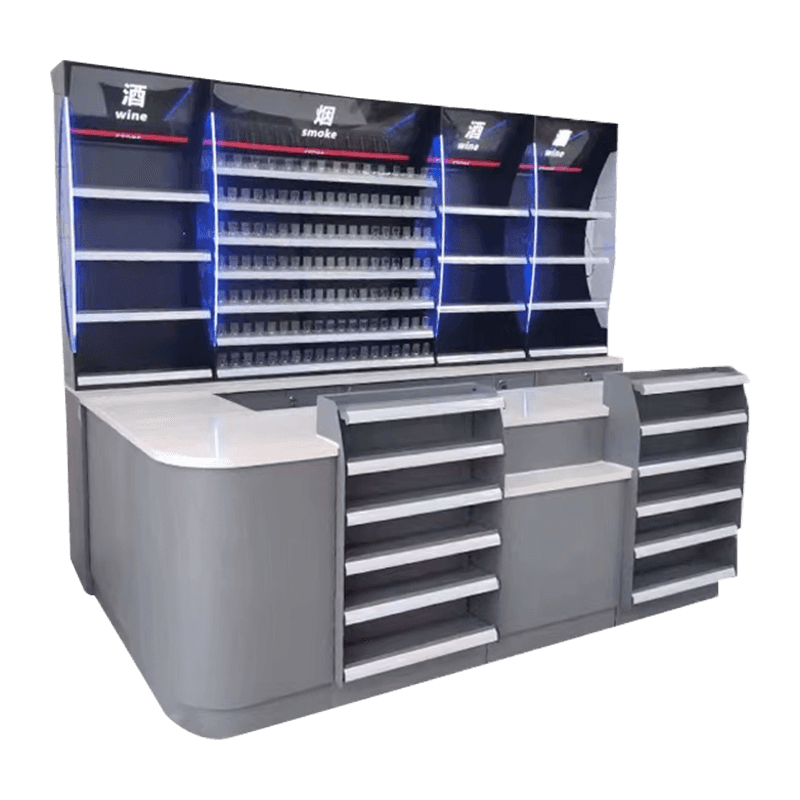 Intelligens kisbolt-pénztári vitrin